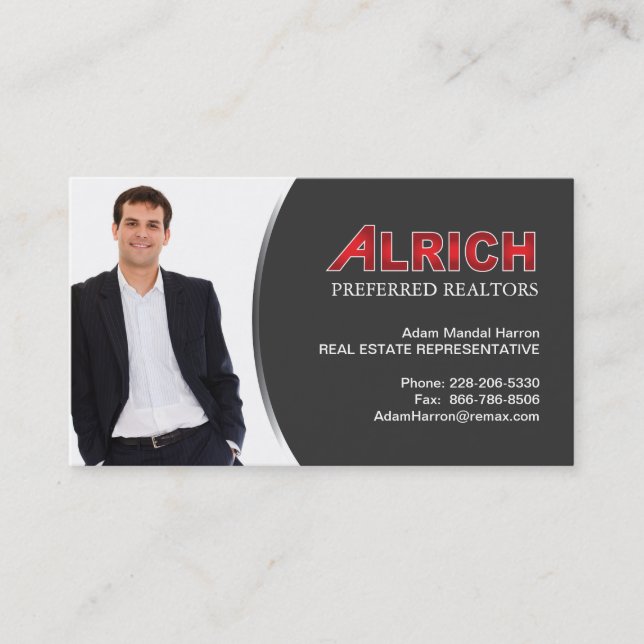 Carte d'entreprise immobilière (Devant)