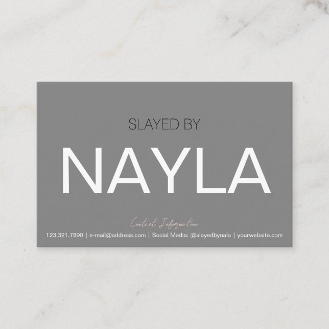 Carte d'entretien moderne pour cheveux/perruques/p (Devant)