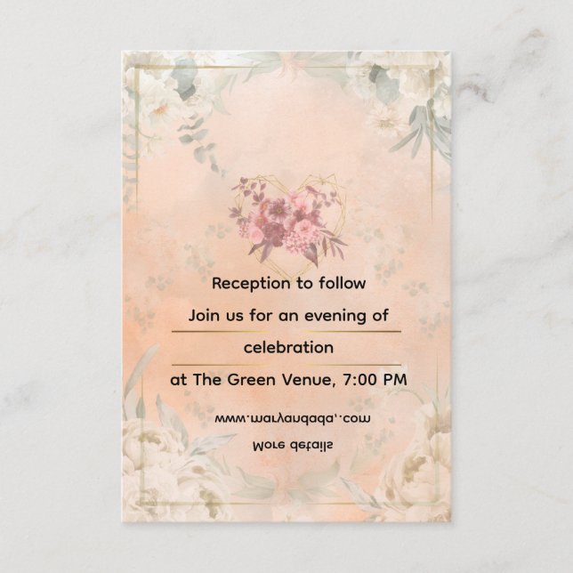 Carte d'Enveloppe (Devant)