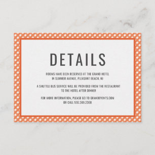 Carte d'enveloppe de la crevette