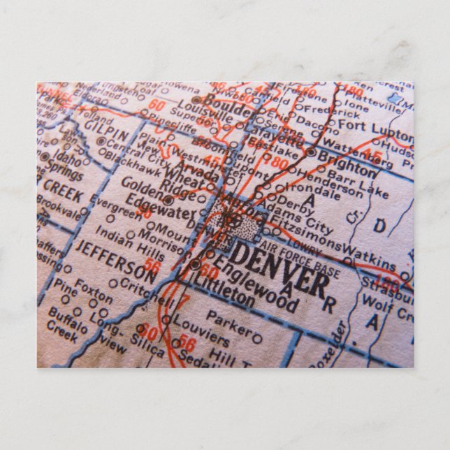 Carte Denver (Devant)