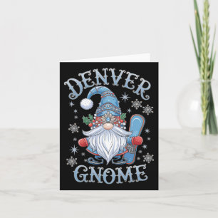 Carte Denver Gnome Christmas Cheval Snowboard Fun