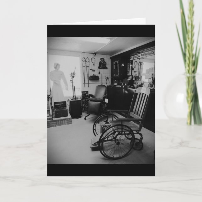 Carte "Dépêchez-vous et attendez" Get Well Card (Devant)