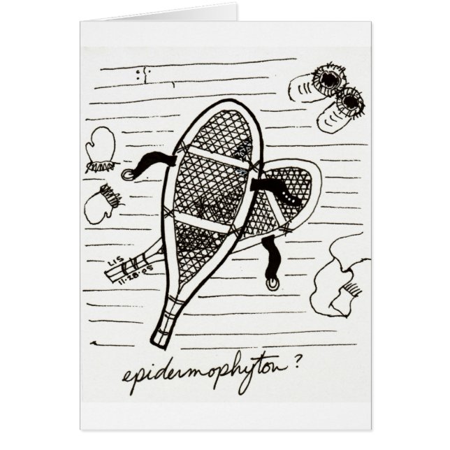 Carte d'Epidermophyton (Devant)