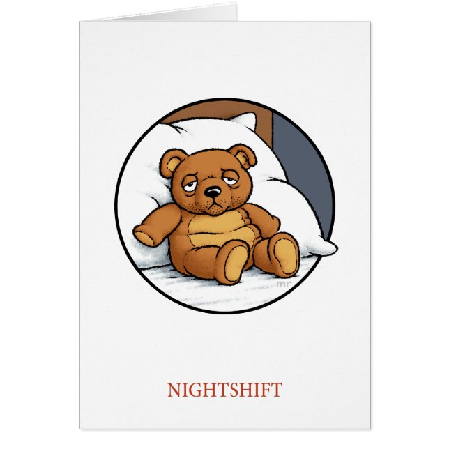 Carte d'équipe de nuit (Devant)