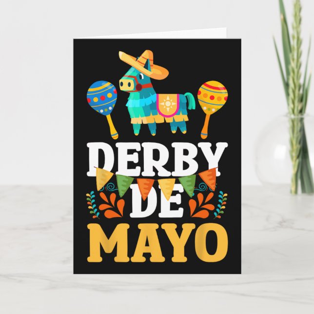 Carte Derby De Mayo Cinco De Mayo Mexicain  (Devant)