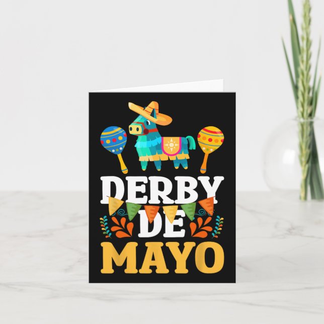 Carte Derby De Mayo Cinco De Mayo Mexicain (Devant)