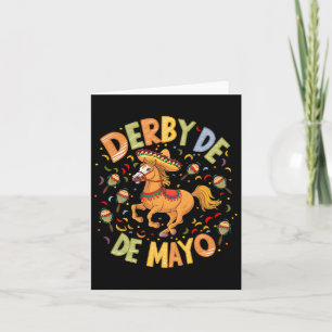 Carte Derby De Mayo Drôle Cinco De Mayo Fête Mexicaine 