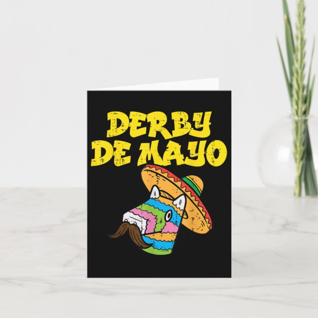 Carte Derby De Mayo Pinata Cinco De Mayo Fiesta Mexicain (Devant)
