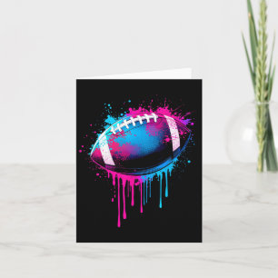 Carte Dérive De Football Pour Garçons Tie Dye Colorful F