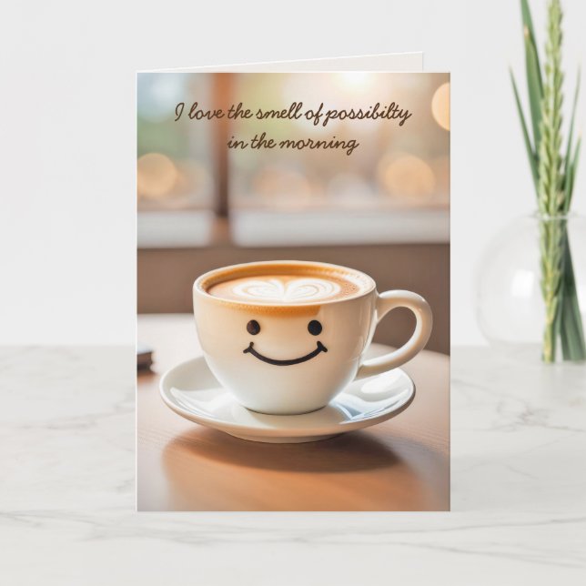 Carte Dernier anniversaire souriant (Devant)