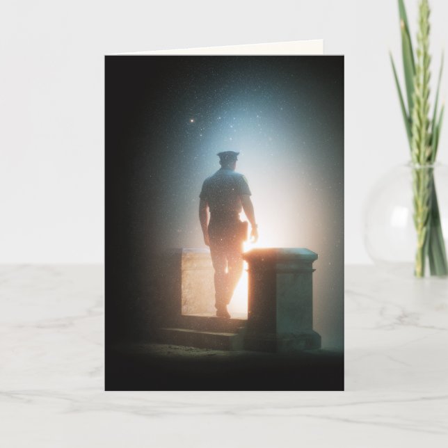Carte "Dernier Message" de sympathie (Devant)