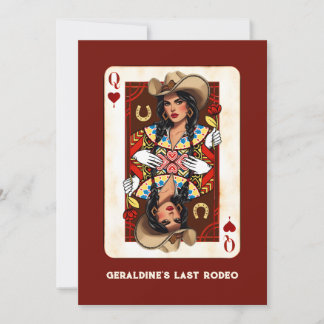 Carte Dernier Rodeo Midwest Queen of Hearts person