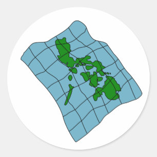 Carte des autocollants de Philippines