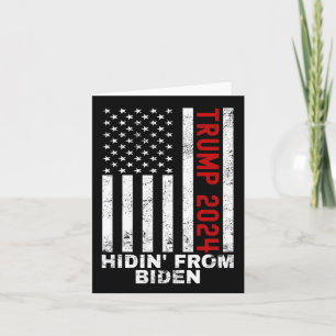 Carte Dès Biden Enfants Hommes Trump 2024 Drapeau Anti J
