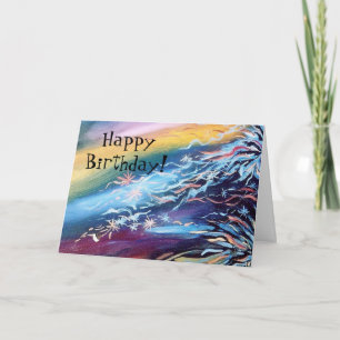 Carte des bougies d'anniversaire