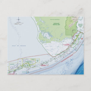 Carte des clés de Floride