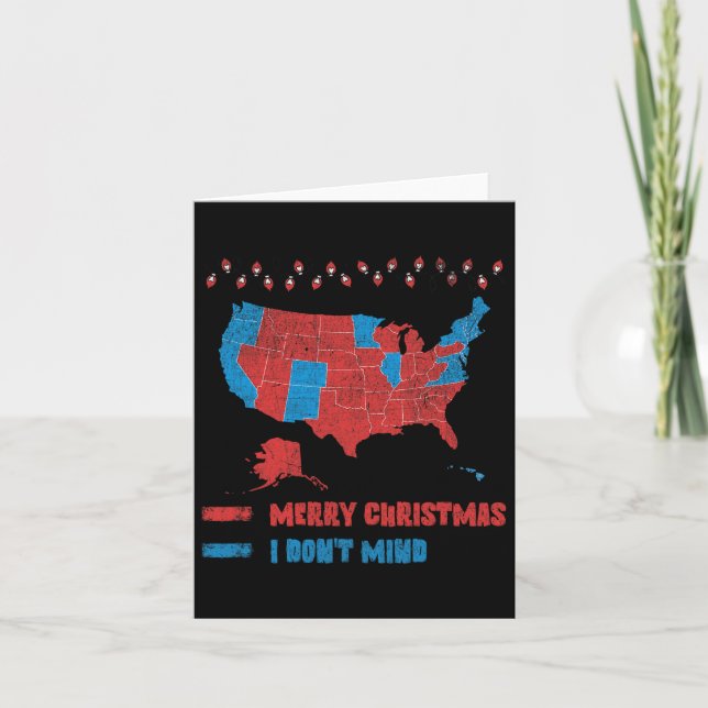 Carte des élections 2024 Joyeux Noël Rouges électe (Devant)