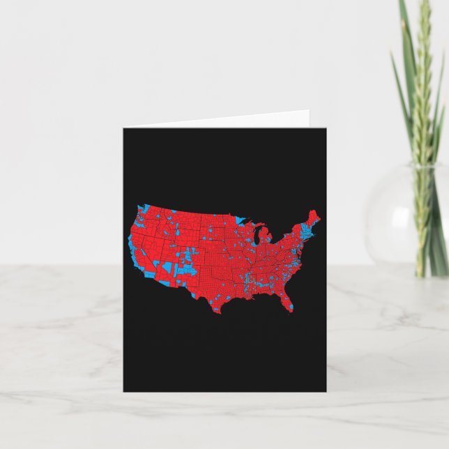 Carte des élections américaines 2024 Président Tru (Devant)