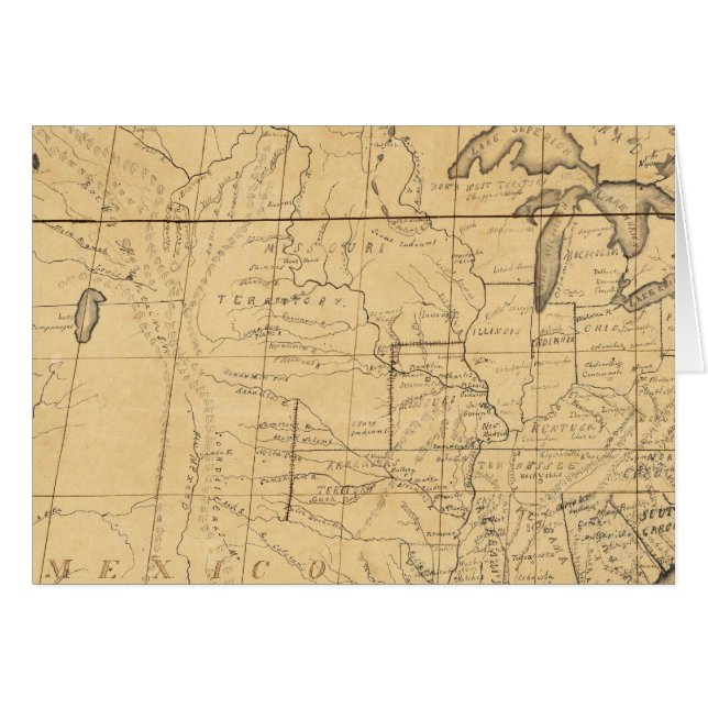 Carte des enfants des États-Unis (Devant horizontal)