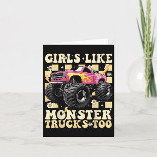 Carte Des Filles Comme Des Camions Monster Trop Drôle Mo