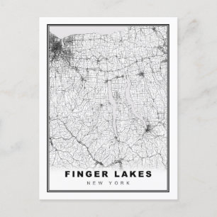 Carte des Finger Lakes