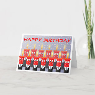 Carte Des Gens Drôle Bougies Joyeux Anniversaire De Nous