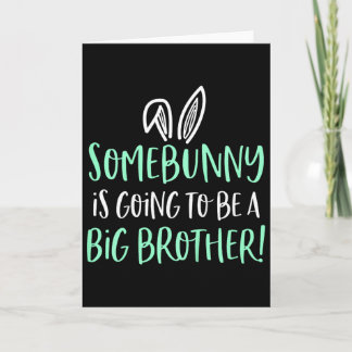Carte Des gosses Somebunny Big Brother Pâques Annonce de