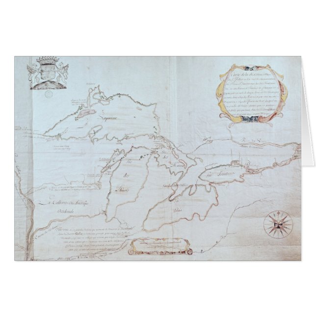 Carte des Great Lakes (Devant horizontal)