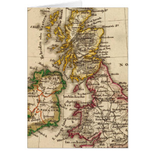 Carte des îles britanniques