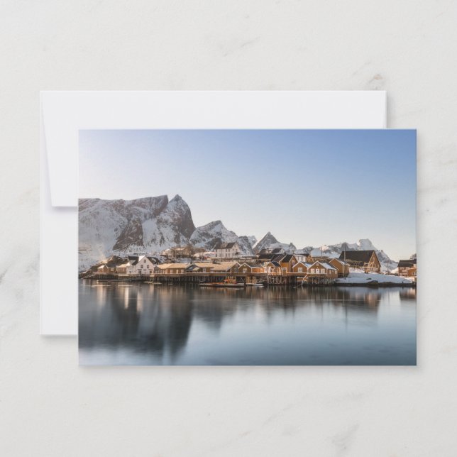 Carte des îles Lofoten Norvège (Devant)