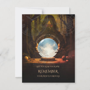 Carte des instructions d'Halloween du vendeur Fort
