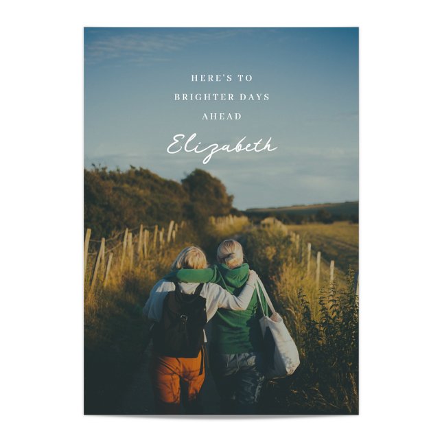 Carte Des Jours Plus Lumineux Devront Se Bien Bientôt (Créateur téléchargé)