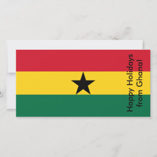 Carte des Joyeuses Fêtes du Ghana