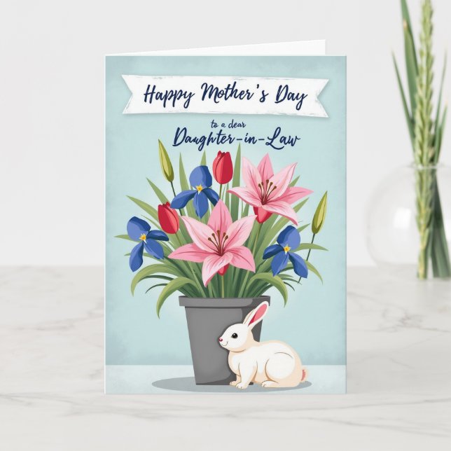 Carte des mamans de Bunny et Blooms (Devant)
