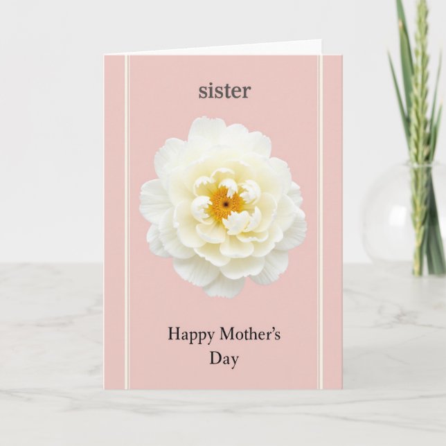 Carte des mamans Ivory Bloom (Devant)