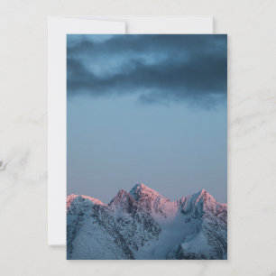 Carte des monts Lyngen Norvège