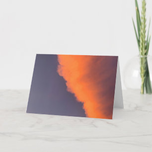Carte Des nuages magiques et rêvés dans des couleurs rêv