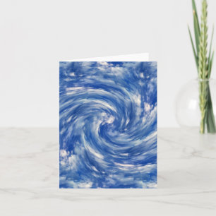 Carte Des nuages qui tourbillonnent......