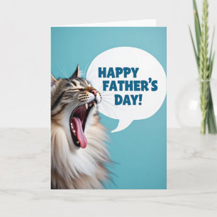 Carte des papas de chats expressifs