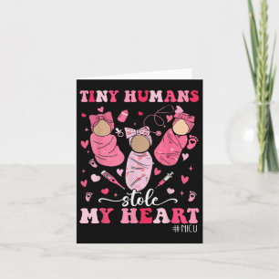 Carte Des petits humains ont volé mon cœur Infirmière en