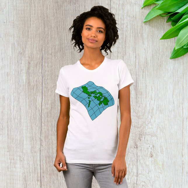 Carte des Philippines T-Shirt pour femmes (Créateur téléchargé)