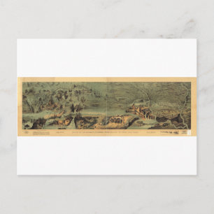 Carte des pionniers mormon Nauvoo au Grand lac de 