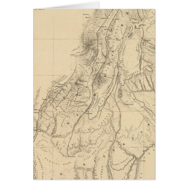 Carte des portions de l'Utah (Devant)