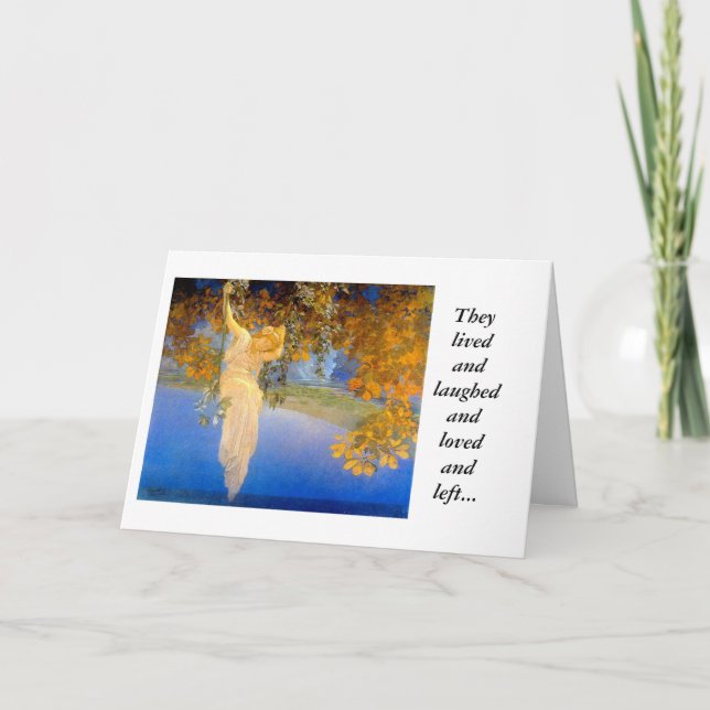 Carte Des rêveries 1913, ils ont vécu et ont ri et ont (Devant)