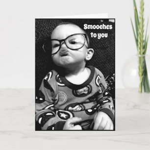 CARTE *DES SMOOCHES POUR VOUS ET UN JOLI ANNIVERSAIRE AU