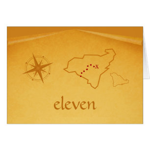 Carte des trésors Carte Numéro de table