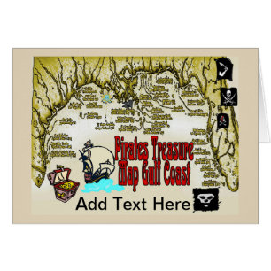 Carte des trésors des pirates