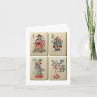 Carte des tuiles de fleurs