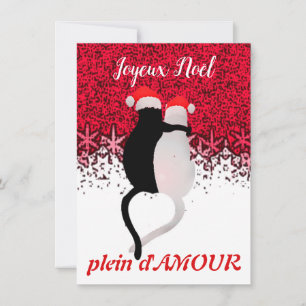Carte des voeux AMOUR pour Noël